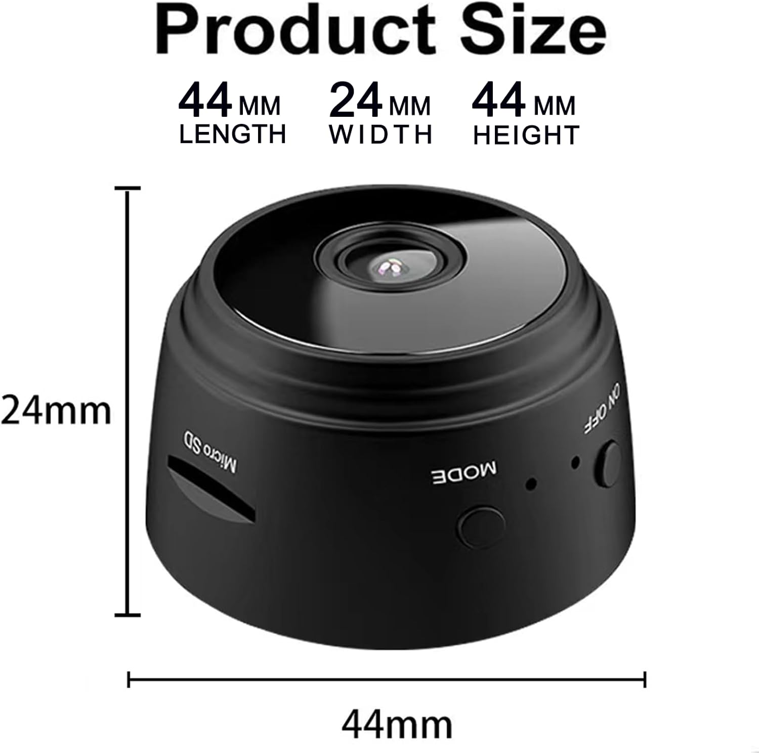 Mini Cámara WiFi 1080P | Visión Nocturna + Detección Movimiento | Control desde App - Image 6