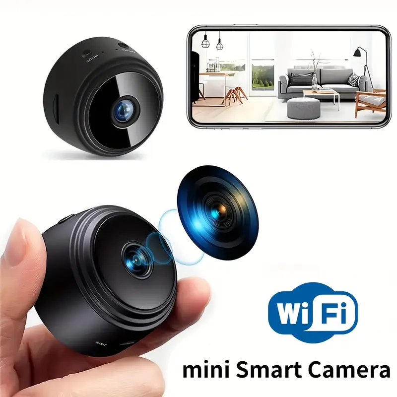 Mini Cámara WiFi 1080P | Visión Nocturna + Detección Movimiento | Control desde App - Image 9