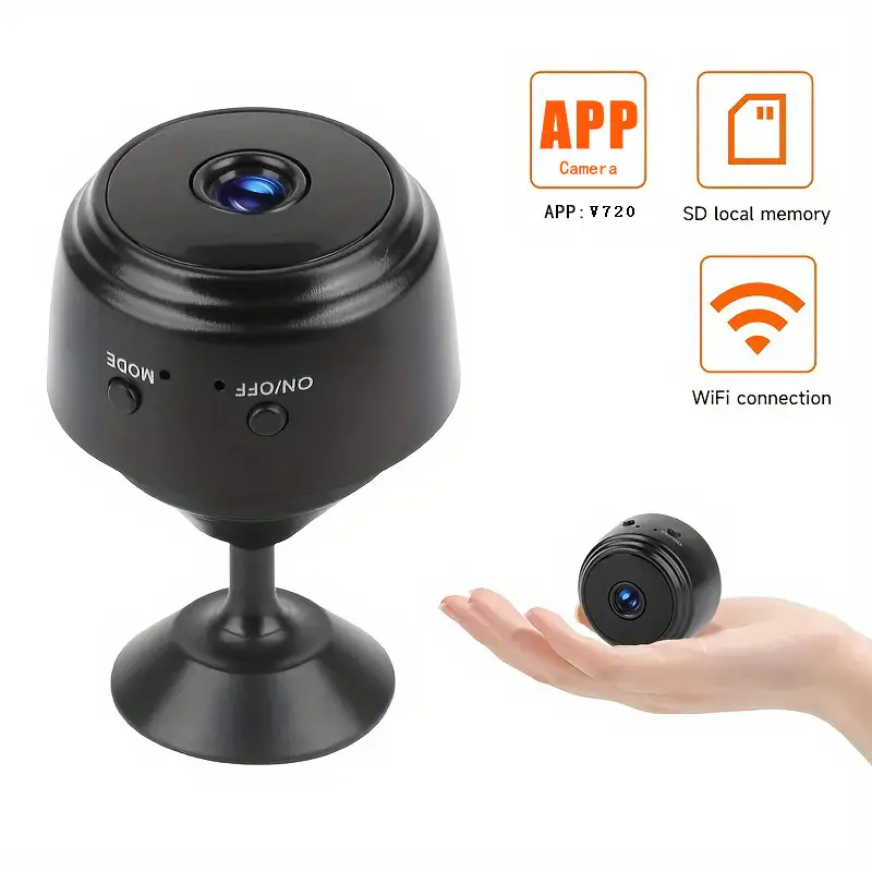 Mini Cámara WiFi 1080P | Visión Nocturna + Detección Movimiento | Control desde App - Image 8