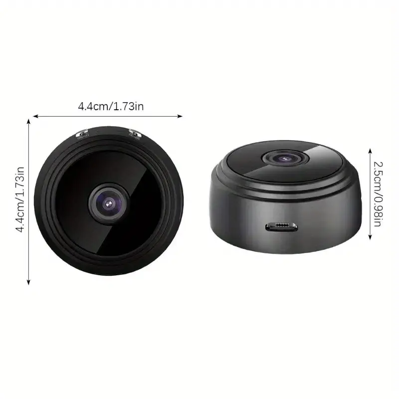 Mini Cámara WiFi 1080P | Visión Nocturna + Detección Movimiento | Control desde App - Image 4
