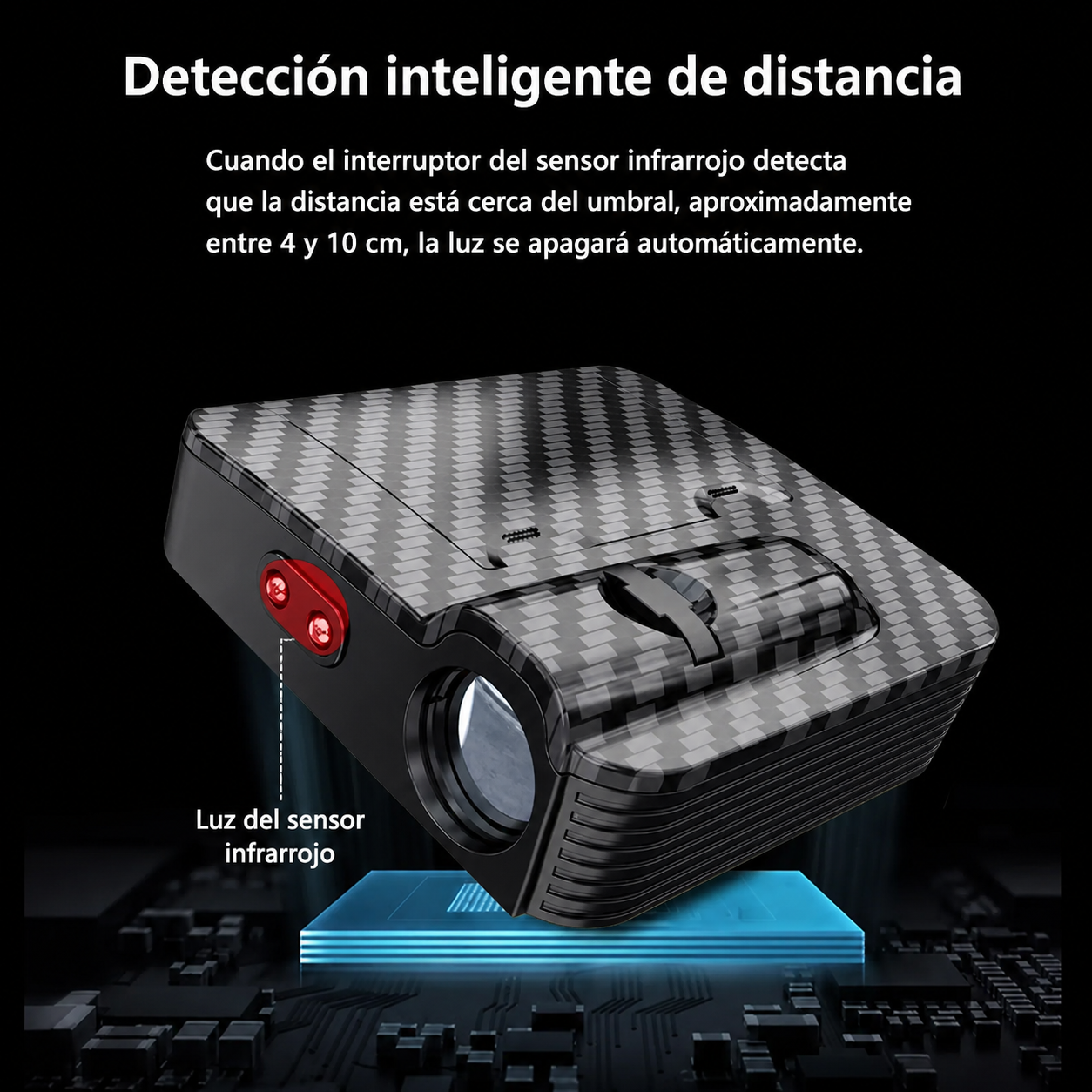 Proyector LED de Logotipo para Puertas de Auto | Luz de Bienvenida Inalámbrica Universal - Image 14